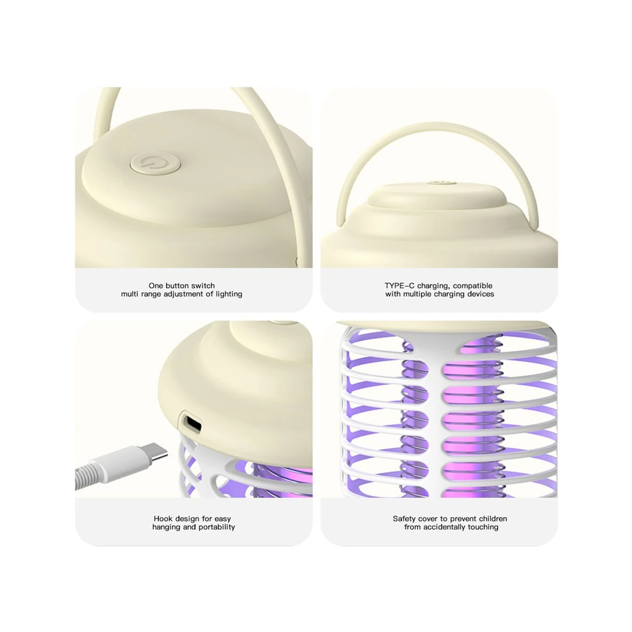 لامپ LEDقابل حمل شارژی و حشره کش XO مدل XO-YH10
